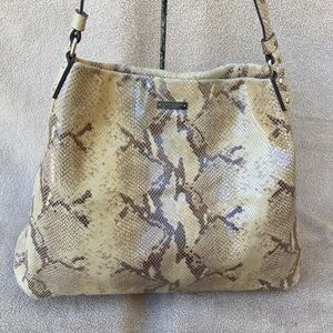 KATE SPADE LARGE LUCIA CHELTENHAM SNAKE HANDBAG